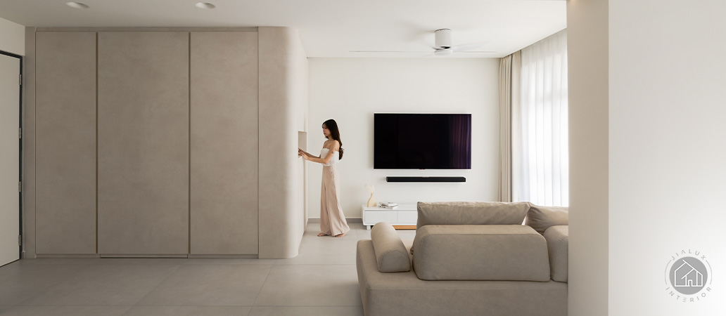 Detailed architectural planning for a 3-room BTO renovation.