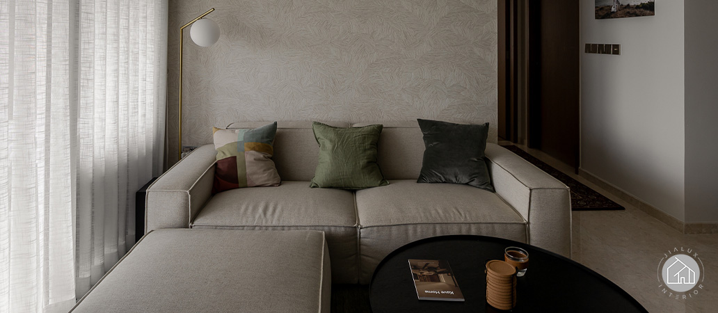 Minimalist living room inspiration for first-time BTO homeowners.